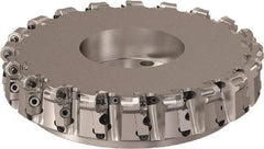 Seco - 12.52" Cut Diam, 6mm Max Depth, 2-1/2" Arbor Hole, 20 Inserts, ONMU09 Insert Style, Indexable Copy Face Mill - R220.48 Cutter Style, 3.1496 High, Series Doubleoctomill - Exact Tool & Supply