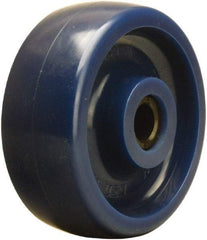 Hamilton - 5 Inch Diameter x 2 Inch Wide, Polyurethane Caster Wheel - 900 Lb. Capacity, 2-3/16 Inch Hub Length, 3/4 Inch Axle Diameter, Straight Roller Bearing - Exact Tool & Supply