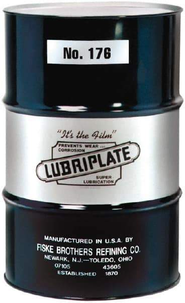 Lubriplate - 400 Lb Drum Inorganic/Organic Combination Extreme Pressure Grease - Black, Extreme Pressure, 275°F Max Temp, NLGIG 00, - Exact Tool & Supply