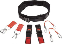 Proto - 48" Tool Tether Kit - D-Ring Connection, 48" Extended Length, Black - Exact Tool & Supply