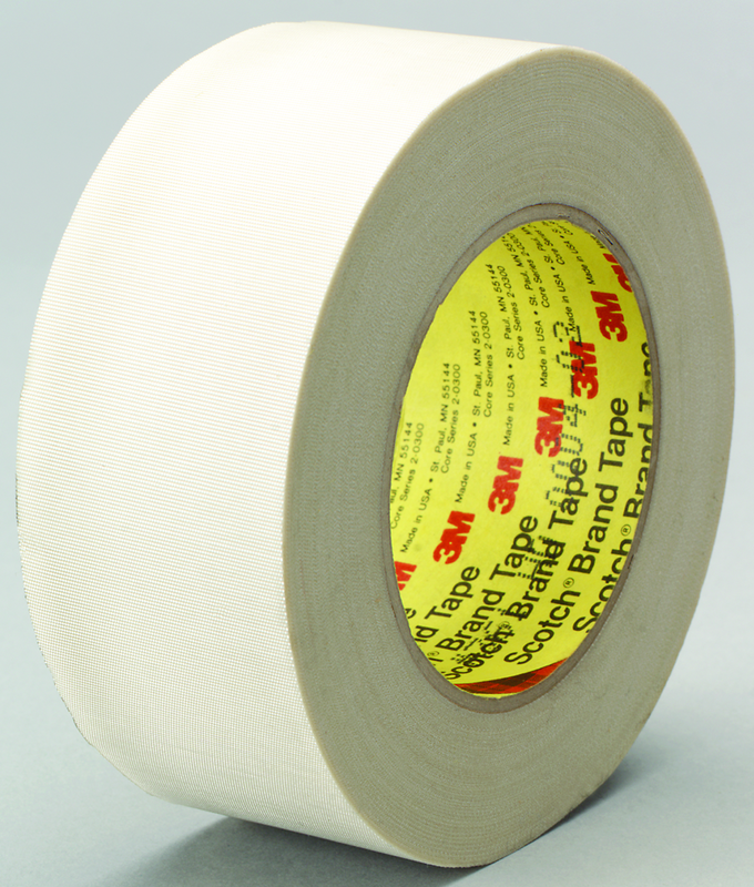 List 361 1/2" x 60 yds Glass Cloth Tape - White - Exact Tool & Supply