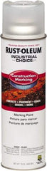 Rust-Oleum - 15 fl oz Clear Marking Paint - Water-Based Formula - Exact Tool & Supply