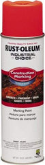 Rust-Oleum - 15 fl oz Orange Marking Paint - Water-Based Formula - Exact Tool & Supply