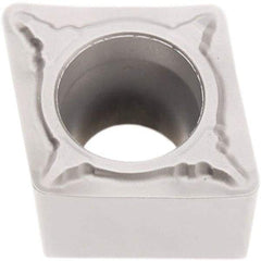 Seco - CCMT32.50.5 F1 Grade TP2501 Carbide Turning Insert - Al2O3 Finish, 80° Diamond, 3/8" Inscr Circle, 5/32" Thick, 1/128" Corner Radius - Exact Tool & Supply