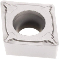 Seco - CCMT433 F1 Grade TP2501 Carbide Turning Insert - Al2O3 Finish, 80° Diamond, 1/2" Inscr Circle, 3/16" Thick, 3/64" Corner Radius - Exact Tool & Supply