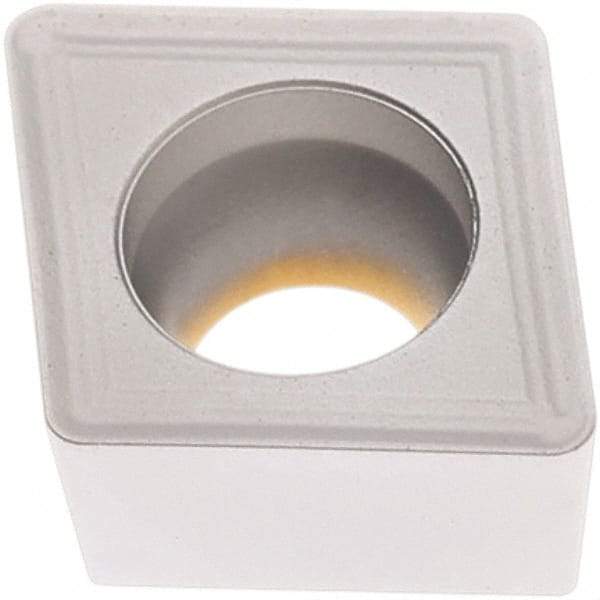 Seco - CCMT32.53 M3 Grade TP1501 Carbide Turning Insert - Al2O3 Finish, 80° Diamond, 3/8" Inscr Circle, 5/32" Thick, 3/64" Corner Radius - Exact Tool & Supply