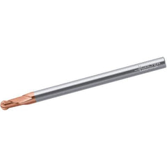 Walter-Prototyp - 6mm Diam, 9mm LOC, 2 Flute Solid Carbide Ball End Mill - TiAlSiN Finish, Single End, 57mm OAL, 6mm Shank Diam, Spiral Flute - Exact Tool & Supply