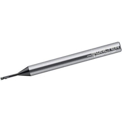 Walter-Prototyp - 3mm, 2 Flute, Single End, Solid Carbide, 0.3mm Corner Radius End Mill - 60mm OAL, 30° Helix, Right Hand Flute, 3mm LOC, Right Hand Cut, 15mm Extended Reach - Exact Tool & Supply