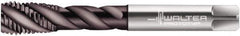 Walter-Prototyp - M6x0.75 Metric Fine 3 Flute 6HX Modified Bottoming Spiral Flute Tap - Powdered Metal, Hardlube Finish, 80mm OAL, Right Hand Flute, Right Hand Thread, Series EP2156302 - Exact Tool & Supply
