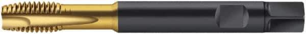 Walter-Prototyp - M24x3.00 Metric, 4 Flute, TiN Finish, Cobalt Spiral Point Tap - Plug Chamfer, Right Hand Thread, 160mm OAL, 30mm Thread Length, 20mm Shank Diam, 6HX Class of Fit, Series S2026305 - Exact Tool & Supply