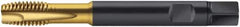 Walter-Prototyp - M20x2.50 Metric, 4 Flute, TiN Finish, Cobalt Spiral Point Tap - Plug Chamfer, Right Hand Thread, 140mm OAL, 25mm Thread Length, 16mm Shank Diam, 6HX Class of Fit, Series S2026305 - Exact Tool & Supply