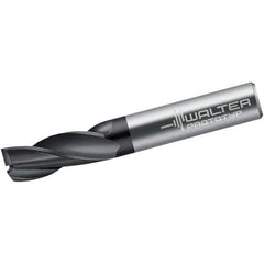 Walter-Prototyp - 1.5mm, 6mm LOC, 3mm Shank Diam, 38mm OAL, 3 Flute, Solid Carbide Square End Mill - Single End, Diamond Finish, Spiral Flute, 30° Helix, Centercutting, Right Hand Cut, Right Hand Flute - Exact Tool & Supply
