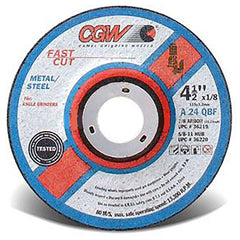 Vortec Pro 4″ Knot Wire Wheel, Stringer Bead Twist, .020″ Steel Fill, M10x1.25 Nut - Exact Tool & Supply