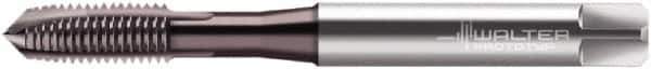 Walter-Prototyp - 7/16-14 UNC 3 Flute 2B Plug Spiral Point Tap - High Speed Steel, Hardlube Finish, Right Hand Thread, Series AEP2226002 - Exact Tool & Supply