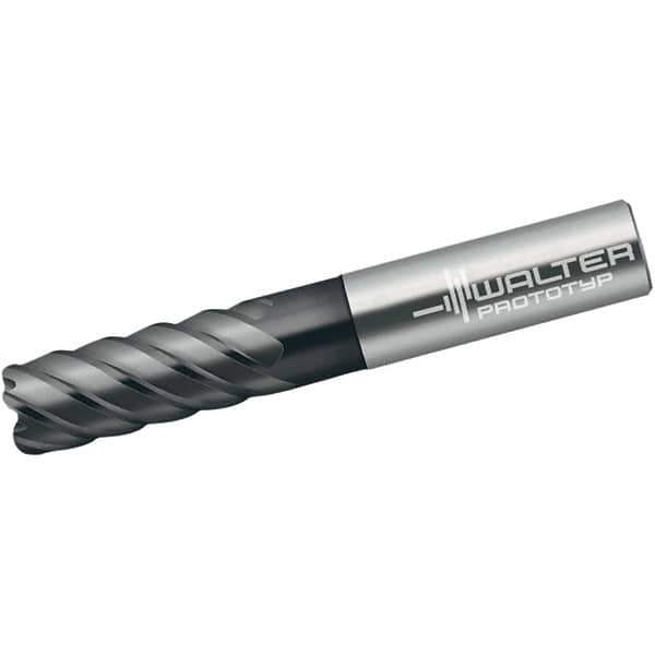 Walter-Prototyp - 16mm, 6 Flute, Single End, Solid Carbide, 1.5mm Corner Radius End Mill - 92mm OAL, 50° Helix, Right Hand Flute, 32mm LOC, Right Hand Cut - Exact Tool & Supply