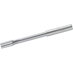 Walter-Titex - 7mm Solid Carbide 6 Flute Chucking Reamer - Straight Flute, 8mm Straight Shank, 16mm Flute Length, 100mm OAL - Exact Tool & Supply