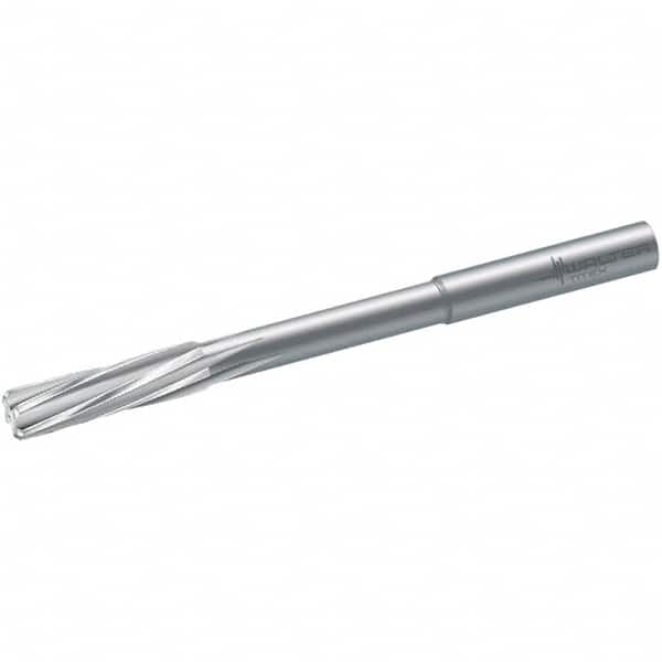 Walter-Titex - 7.5mm Diam 6-Flute Straight Shank Spiral Flute Solid Carbide Chucking Reamer - Exact Tool & Supply