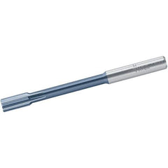 Walter-Titex - 3.98mm Solid Carbide 4 Flute Chucking Reamer - Straight Flute, 6mm Straight Shank, 12mm Flute Length, 75mm OAL - Exact Tool & Supply