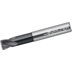 Walter-Prototyp - 8mm, 4 Flute, Single End, Solid Carbide, 0.5mm Corner Radius End Mill - 80mm OAL, 30° Helix, Right Hand Flute, 8mm LOC, Right Hand Cut, 29mm Extended Reach - Exact Tool & Supply