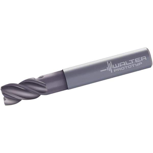 Walter-Prototyp - 20mm, 4 Flute, Single End, Solid Carbide, 0.2mm Corner Radius End Mill - 104mm OAL, 40° Helix, Right Hand Flute, 32mm LOC, Right Hand Cut, 52mm Extended Reach - Exact Tool & Supply