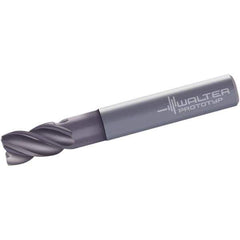 Walter-Prototyp - 20mm, 4 Flute, Single End, Solid Carbide, 0.2mm Corner Radius End Mill - 104mm OAL, 40° Helix, Right Hand Flute, 32mm LOC, Right Hand Cut, 52mm Extended Reach - Exact Tool & Supply