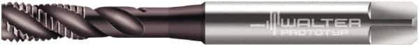 Walter-Prototyp - M5x0.80 Metric 3 Flute 6HX Bottoming Spiral Flute Tap - Powdered Metal, Hardlube Finish, 70mm OAL, Right Hand Flute, Right Hand Thread, Series EP2051362 - Exact Tool & Supply