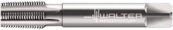 Walter-Prototyp - 1/2-14 NPT Thread, 4 Flute Standard Pipe Tap - 125mm OAL, 26mm Thread Length, 0.7087" Shank Diam, Bright Finish, Cobalt - Exact Tool & Supply