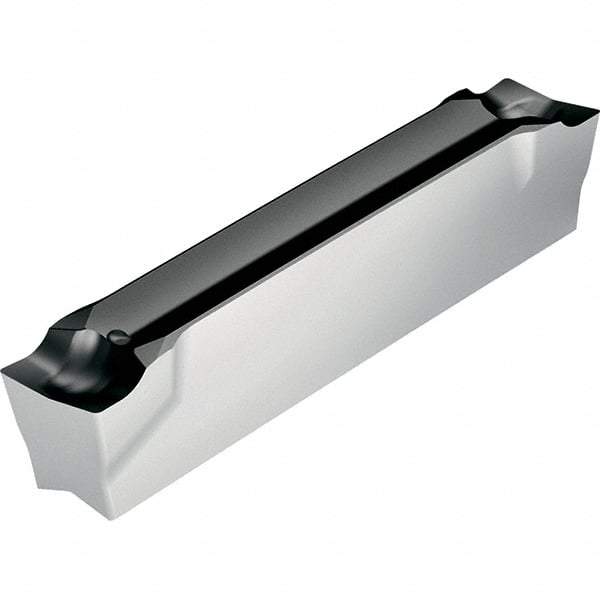 Walter - 1E200L15GX CF5 Grade WSM33S, 2mm Cutting Width Carbide Grooving Insert - Left Hand, 1.5mm Corner Radius, TiAlN/Al2O3/ZrCN Finish - Exact Tool & Supply