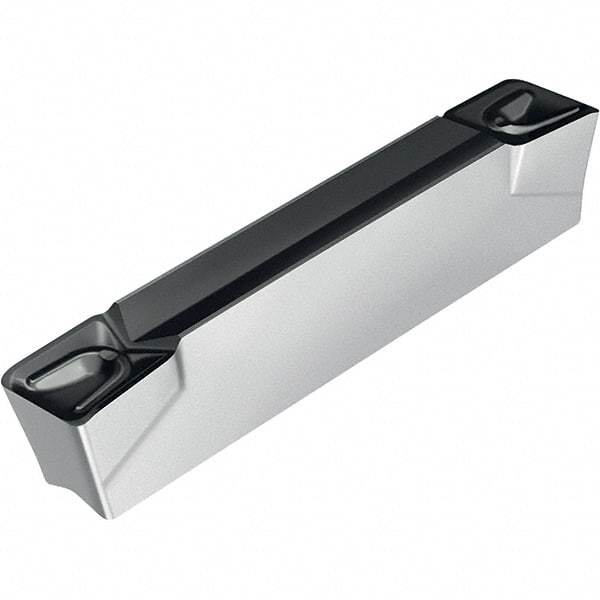 Walter - 3E500N04GX UD6 Grade WSM33S, 5mm Cutting Width Carbide Grooving Insert - 3mm Max Depth of Cut, Neutral, 0.4mm Corner Radius, TiAlN/Al2O3/ZrCN Finish - Exact Tool & Supply