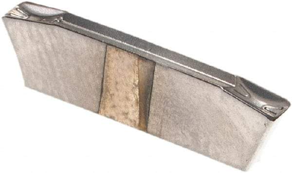 Walter - 1E200N02GX GD6 Grade WSM23S, 2mm Cutting Width Carbide Grooving Insert - Neutral, 0.2mm Corner Radius, TiAlN/Al2O3/ZrCN Finish - Exact Tool & Supply