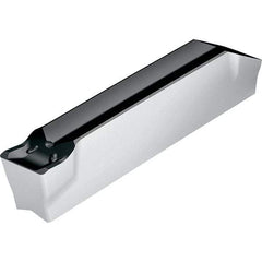 Walter - 3F400N03GX CE4 Grade WSM43S, 4mm Cutting Width Carbide Grooving Insert - Neutral, 0.3mm Corner Radius, TiAlN/Al2O3/Al Finish - Exact Tool & Supply