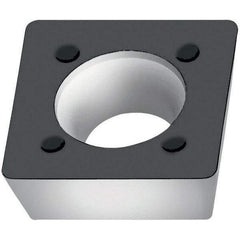 Walter - SPMW060304 A57 Grade WKP25S Carbide Milling Insert - TiCN/Al2O3/TiCN Finish, 0.1252" Thick, 1/4" Inscribed Circle, 0.4mm Corner Radius - Exact Tool & Supply