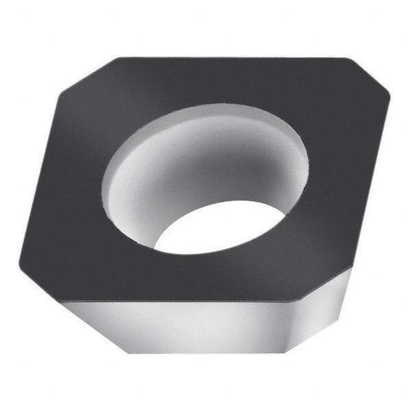 Walter - SEHW1204 Grade WKP35S Carbide Milling Insert - TiCN/Al2O3/TiCN Finish, 0.1874" Thick, 1/2" Inscribed Circle, 0.8mm Corner Radius - Exact Tool & Supply