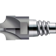 Walter-Prototyp - H3E Carbide End Milling Tip Insert - TiAlN Finish, 4 Flutes, 20mm Cutting Diam, 6mm Depth of Cut, 21.3mm Extension, 0.2362" Cnr Rad - Exact Tool & Supply