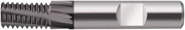 Walter-Prototyp - 0.3937" Cutting Diam, 5 Flute, Solid Carbide Helical Flute Thread Mill - Internal Thread, 20mm LOC, 72mm OAL, 10mm Shank Diam - Exact Tool & Supply