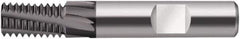 Walter-Prototyp - 0.4724" Cutting Diam, 6 Flute, Solid Carbide Helical Flute Thread Mill - Internal Thread, 1-1/16" LOC, 83mm OAL, 12mm Shank Diam - Exact Tool & Supply