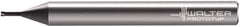 Walter-Prototyp - 0.0906" Cutting Diam, 3 Flute, Solid Carbide Helical Flute Thread Mill - Internal Thread, 1mm LOC, 57mm OAL, 6mm Shank Diam - Exact Tool & Supply