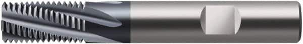 Walter-Prototyp - 0.6299" Cutting Diam, 6 Flute, Solid Carbide Helical Flute Thread Mill - External Thread, 30mm LOC, 92mm OAL, 16mm Shank Diam - Exact Tool & Supply
