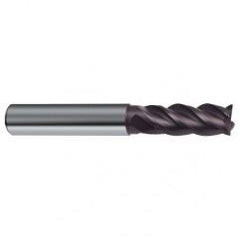 4mm Dia. - 57mm OAL - 4 FL Variable Helix Firex Carbide End Mill - Exact Tool & Supply