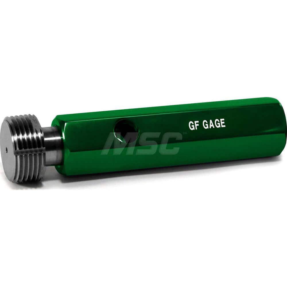 Pipe Thread Plug Gage: Tapered, 1/8-27, Single End