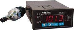 DigiVac - Vacuum Gauges Type: Electronic Vacuum Gauge Vacuum Range: 0.001 - 760 Torr - Exact Tool & Supply