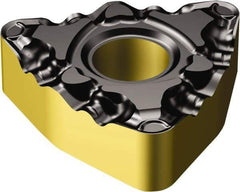 Sandvik Coromant - WNMG431 PF Grade 1515 Carbide Turning Insert - 80° Trigon, 1/2" Inscr Circle, 3/16" Thick, 1/64" Corner Radius - Exact Tool & Supply