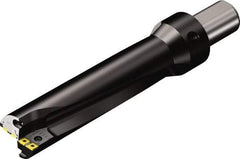 Sandvik Coromant - 14.6303" Max Drill Depth, 4.09756xD, 82mm Diam, Indexable Insert Drill - 2 Inserts, 2" Shank Diam, Flange Shank - Exact Tool & Supply