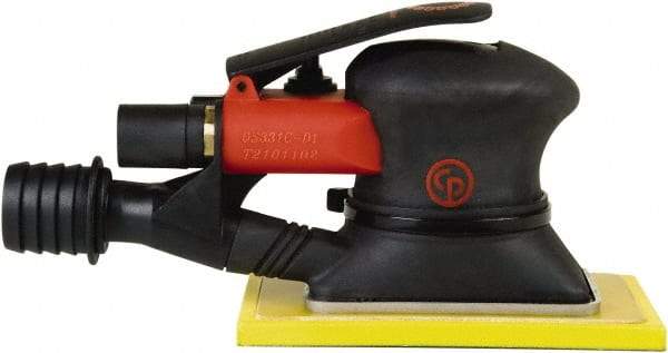 Chicago Pneumatic - 10,000 OPM, 9 CFM Air Consumption, 90 psi Air Pressure, Jitter Bug Air Orbital Sander - Rectangular Pad, 1/4" Inlet - Exact Tool & Supply