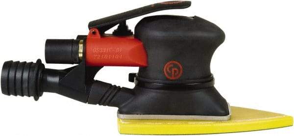 Chicago Pneumatic - 10,000 OPM, 18 CFM Air Consumption, 90 psi Air Pressure, Jitter Bug Air Orbital Sander - Rectangular Pad, 1/4" Inlet - Exact Tool & Supply