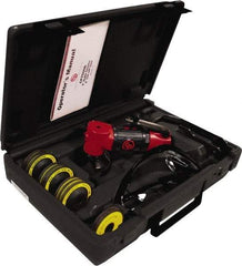 Chicago Pneumatic - 2" Wheel Diam, 22,000 RPM, Pneumatic Angle & Disc Grinder - 3/8-24 Spindle, 8 CFM, Side Exhaust - Exact Tool & Supply