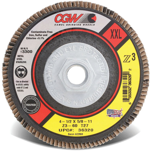 CGW 4–1/2X7/8 T27 Z3 XXL 80G - Exact Tool & Supply
