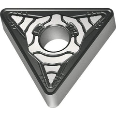 Walter - TNMG332 RP5 Grade WPP30S Carbide Turning Insert - TiCN/Al2O3/TiN Finish, 60° Triangle, 3/8" Inscr Circle, 3/16" Thick, 1/32" Corner Radius - Exact Tool & Supply