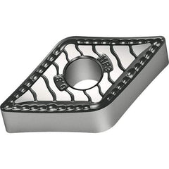 Walter - DNMG433 MP3 Grade WPP20S Carbide Turning Insert - TiCN/Al2O3/TiN Finish, 55° Diamond, 1/2" Inscr Circle, 3/16" Thick, 3/64" Corner Radius - Exact Tool & Supply