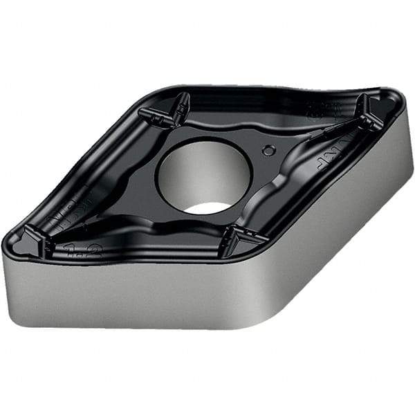 Walter - DNMM443 NRF Grade WPP10S Carbide Turning Insert - TiCN/Al2O3/TiN Finish, 55° Diamond, 1/2" Inscr Circle, 1/4" Thick, 3/64" Corner Radius - Exact Tool & Supply